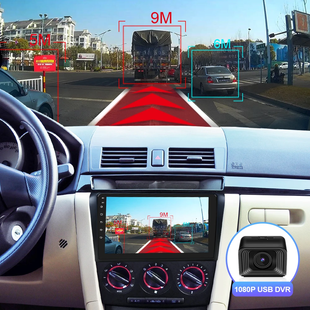 Автомагнитола Isudar H53 4G Android 1 Din для MAZDA 2003 2009 Автомобильная Мультимедийная система
