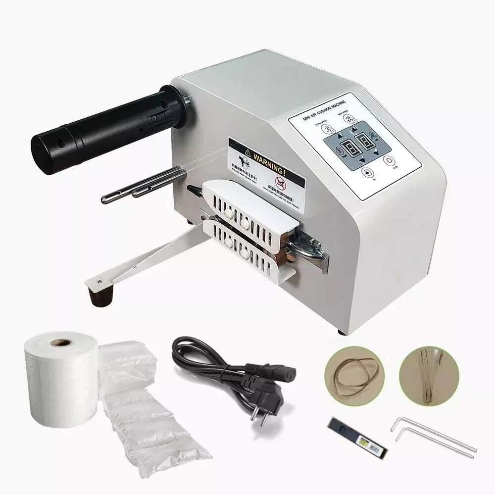 

110V/220V Air Cushion Machine Bubble Film Bag Packaging Wrap Machine Inflator Filling Pillow Buffer Packing Making Machine CE
