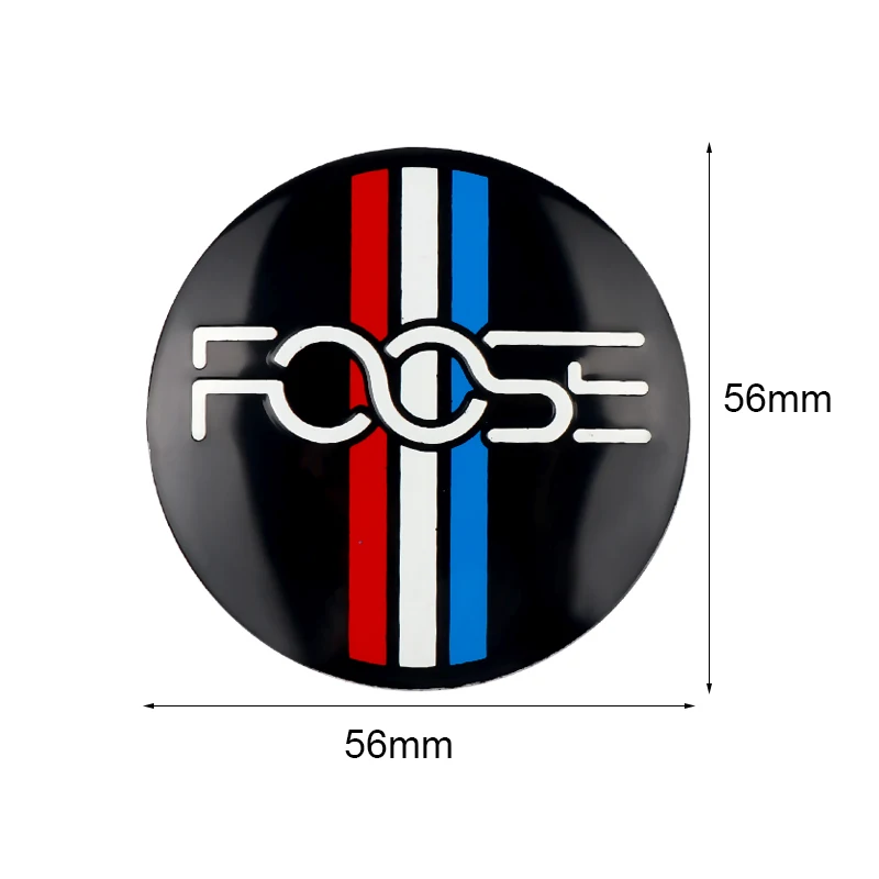Новинка 4 шт. 56 мм алюминиевый логотип FOOSE автомобильная наклейка на ступицу