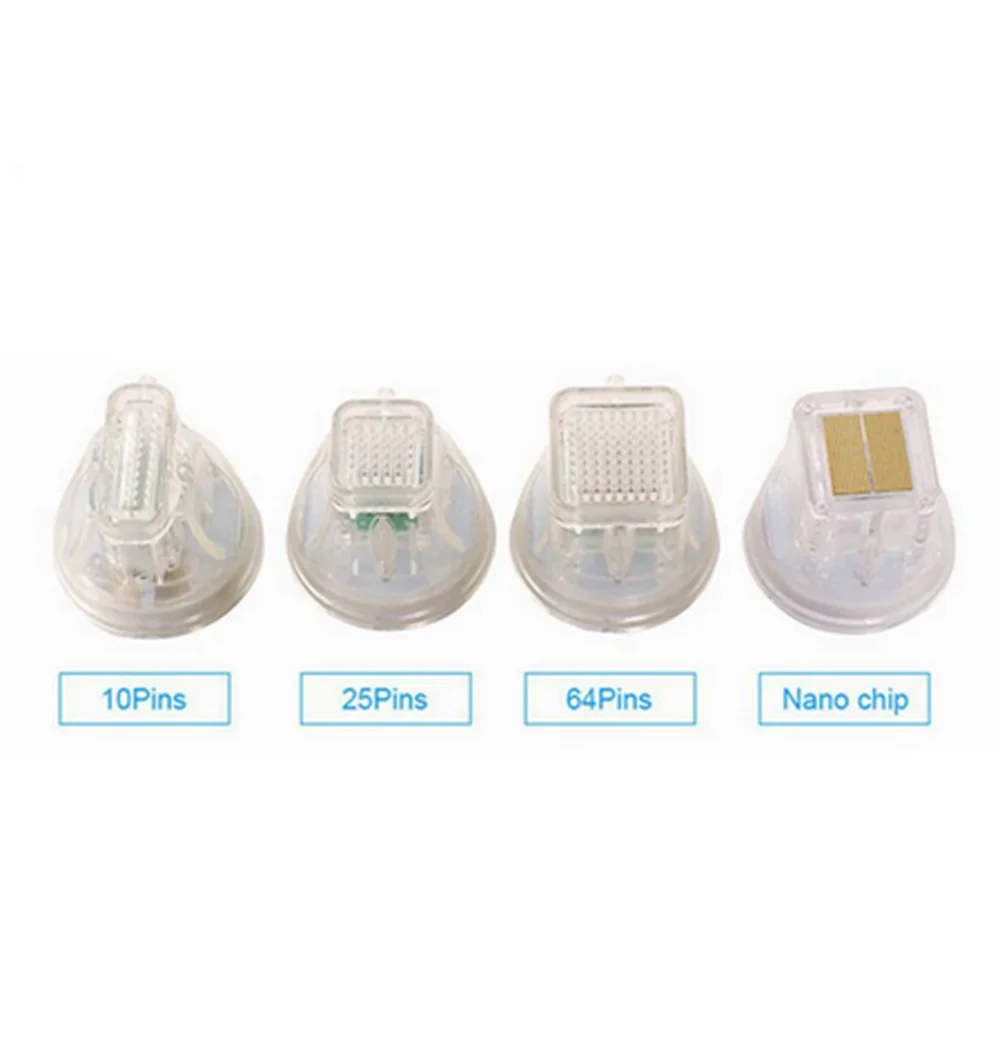 10PCS Microneedling Cartridges Disposable Fractional RF Microneedle Machine Spare Part Tips Replacement Needle Head