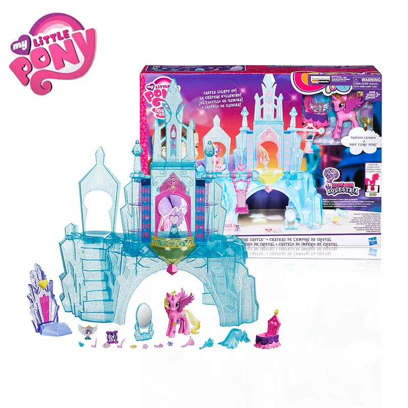 Оригинальные брендовые игрушки My Little Pony friendly is Magic замок костюм со стразами для маленьких детей подарок на Рождество и день рождения для девочек Bonecas