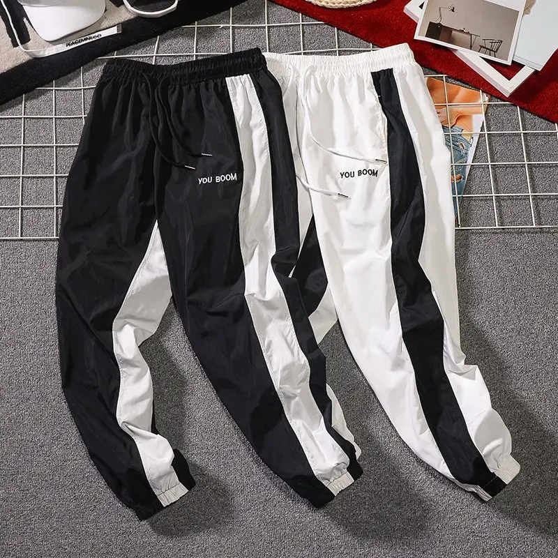 

Mens Leggings Pants Summer Skateboard Jogger Sweatpants Men Fall Fashion Drawstring Sport Streetwear Hip Hop Harem Pant Trousers