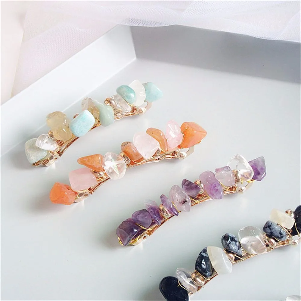 Новинка заколка для волос с камнями в японском ретро стиле заколки мори весенние