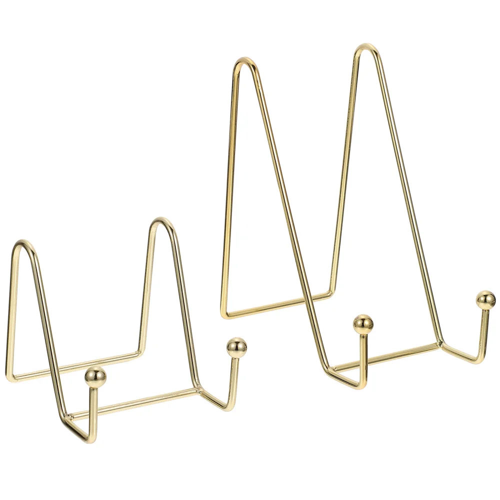 

2pcs Decorative Photo Storage Stands Stable Photo Holders Pictures Display Tools