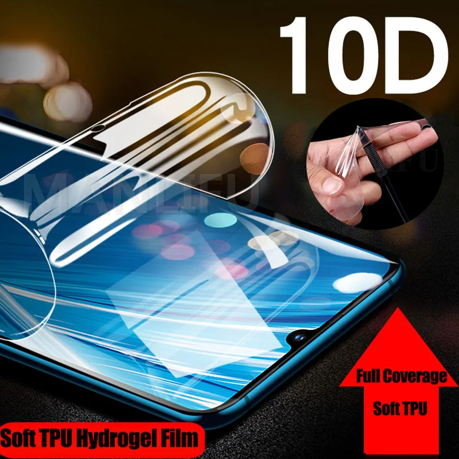 10D Передняя Мягкая защитная пленка из ТПУ для экрана полное покрытие Sony Xperia 1 XZ XZ1