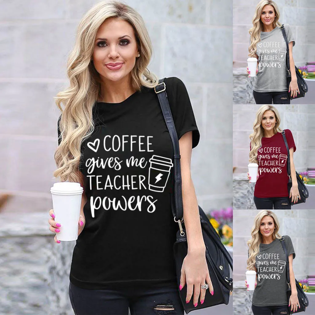 Женская футболка с короткими рукавами чувством юмора|Футболки| |