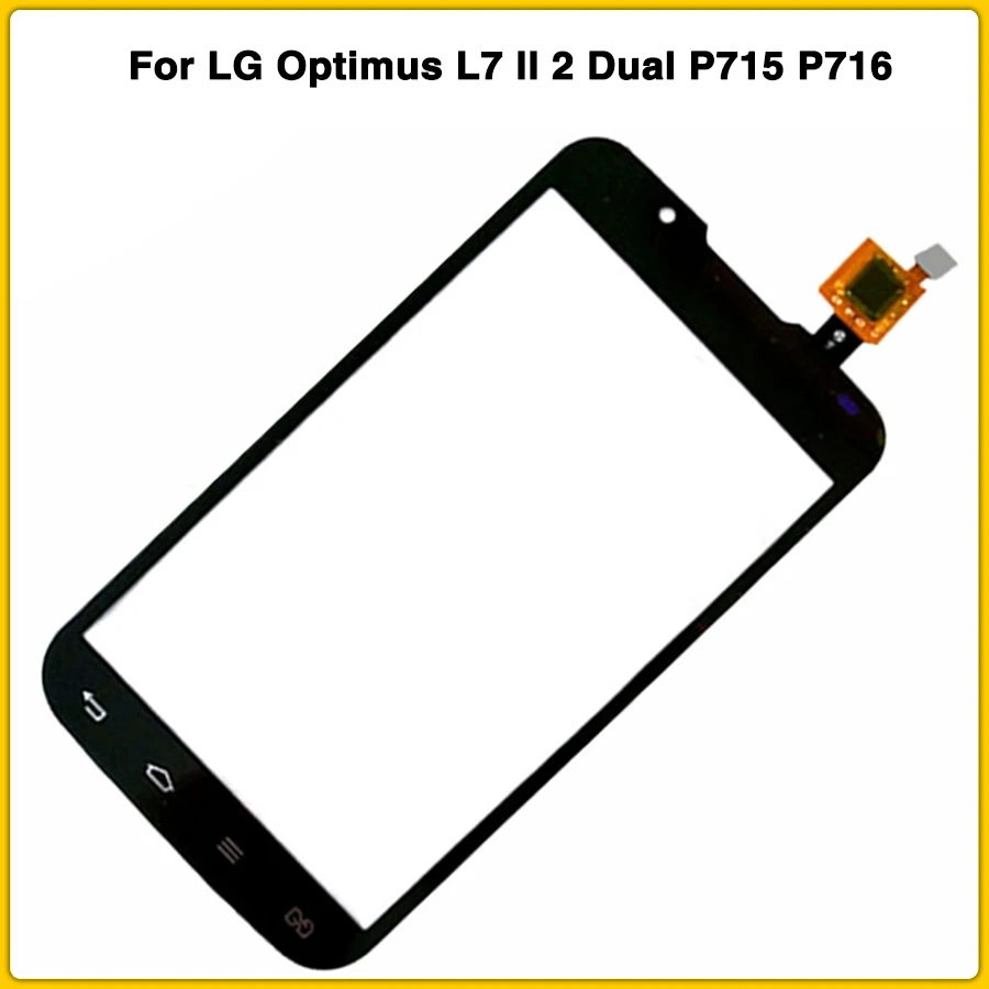 P715 сенсорный экран для LG Optimus L7 II 2 Dual P715 P716 4," сенсорный экран панель дигитайзер сенсор передняя внешняя стеклянная линза