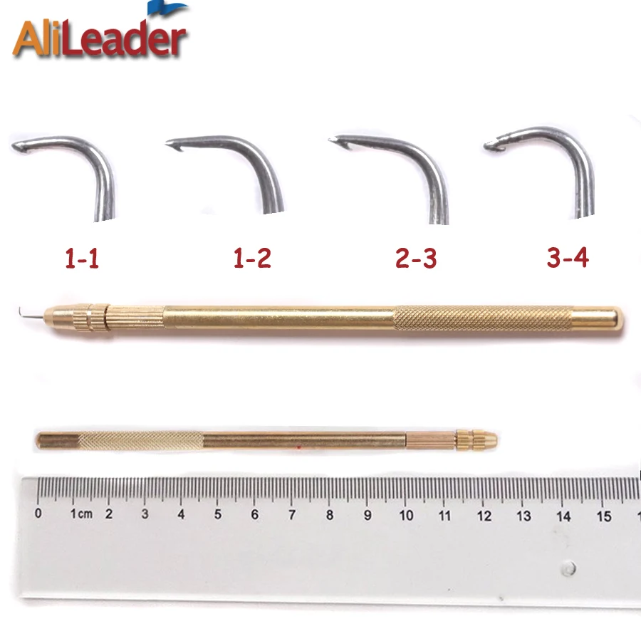 

Alileader Ventilating Needle Holder For Lace Wig Accessories 4Pcs Weaving Ventilating Needles And 1 Pcs Weaving Needle Holder