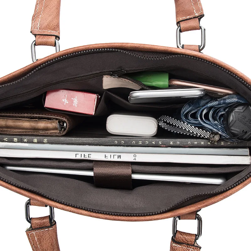 Кожаная сумка мужской портфель кожаная мужская с натуральным лицевым покрытием