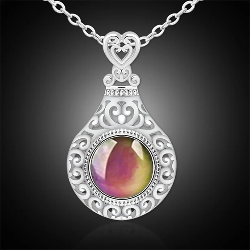 Роскошное модное овальное открытое ожерелье с подвеской ювелирные изделия