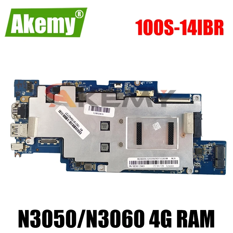 

5B20L63294 для ноутбука 100S-14IBR Lenovo IdeaPad 100S-14IBR 1501B_01_01 материнская плата N3050/N3060 ЦПУ 4 Гб ОЗУ 32 Гб SSD