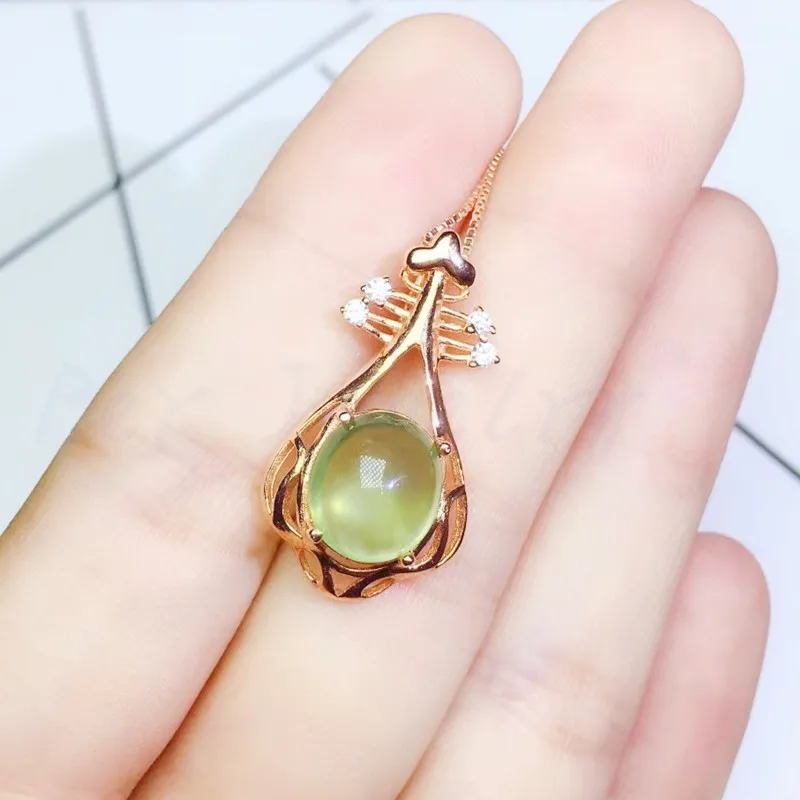 Натуральное ожерелье в стиле прехнит бесплатная доставка 2.6CT драгоценный камень