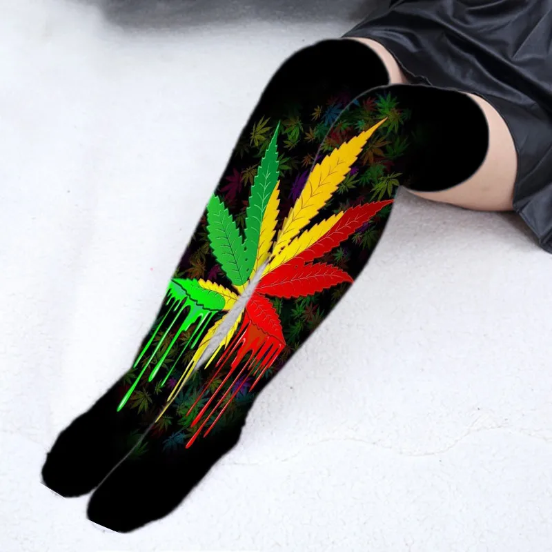 Женские нейлоновые чулки выше колена летние длинные для девушек сексуальные