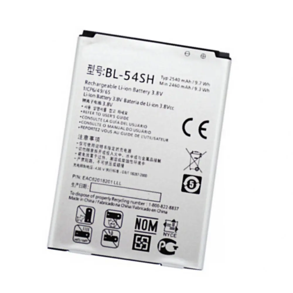 BL 54SH 2540 мАч запасная батарея для LG Optimus LTE III 3 F7 F260 F260S F260K F260L L90 D415 US780|Аккумуляторы