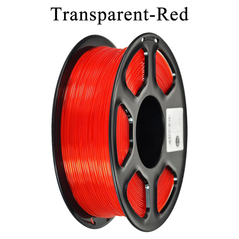 10 шт 1 кг 2.2LB 1,75 мм PLA 3D-принтеры нити для 3D-принтеры рисунок 3d-ручка MakerBot RepRap, для домашнего использования, по ограничению на использование опасных материалов в производстве - Цвет: Transparent-Red PLA
