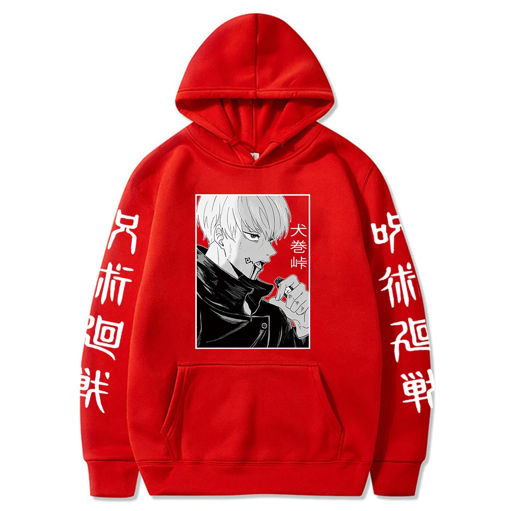 Anime Jujutsu Kaisen Hoodie Inumaki Toge Cosplay Pullover Sweatshirts Men and Women Casual Sports Tops | Мужская одежда