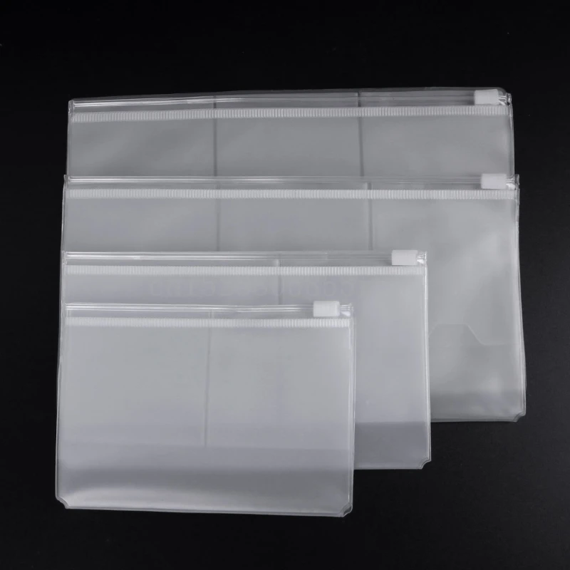 

Travel Notebook PVC Zipper Bag Card Passport Organizer Waterproof Storage Holder