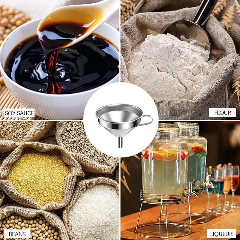 Большие воронки из нержавеющей стали для кухни с 3 съемными фильтрами