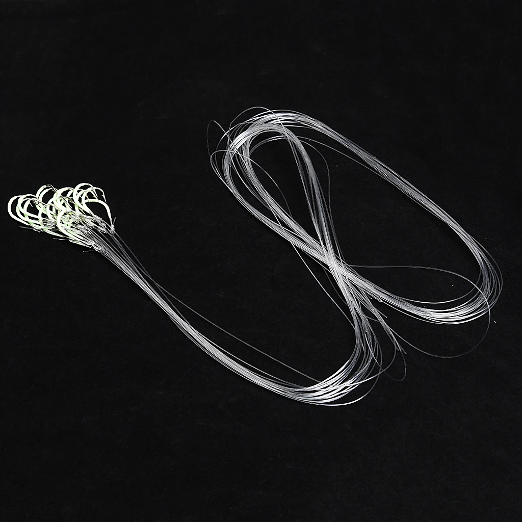 

20pcs Luminous Barbed Jig Hooks Outdoor Night Fishing Tackle 3.2cm