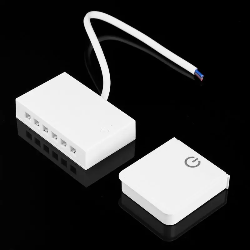 

Universal 12V-24V 5A Wireless Control Touch On/OFF Switch for Corridor Cabinet Wardrobe LED Light Lamp Fan and more Devices