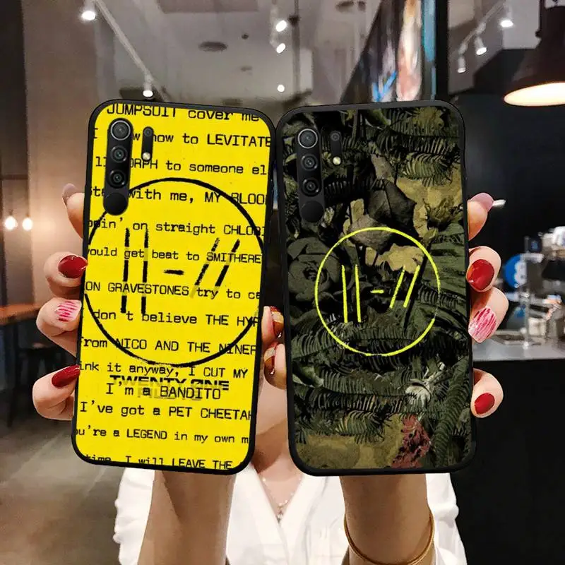 

twenty one pilots Phone Case For Xiaomi Mi Redmi Note 7 8 9 pro 8T 9T 9S 9A 10 Lite pro