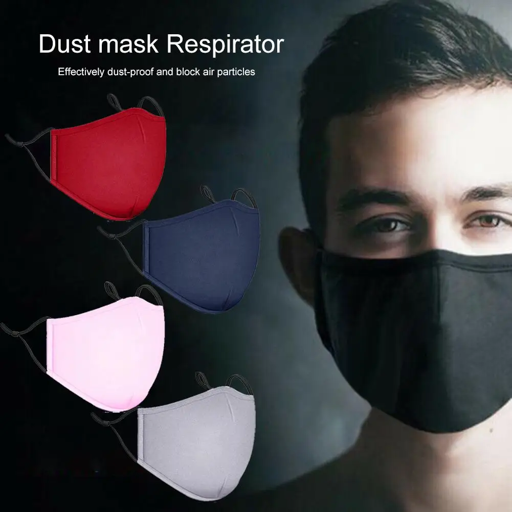 

Dustproof Masks Activated Carbon Anti-smog PM2.5 With Extra Filter Cotton Sheet For Running Cycling Outdoor Activities