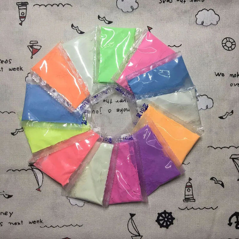 13 Цветов Супер яркий световой эпоксидная смола пигмент светится в темноте