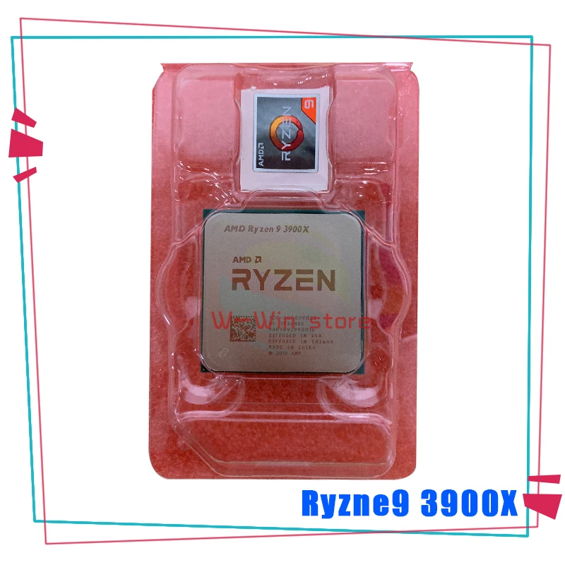 Новый AMD Ryzen 9 3900X R9 3 8 ГГц двенадцать Core 24 нить Процессор процессор 7NM L3 = 64M 100 000000023