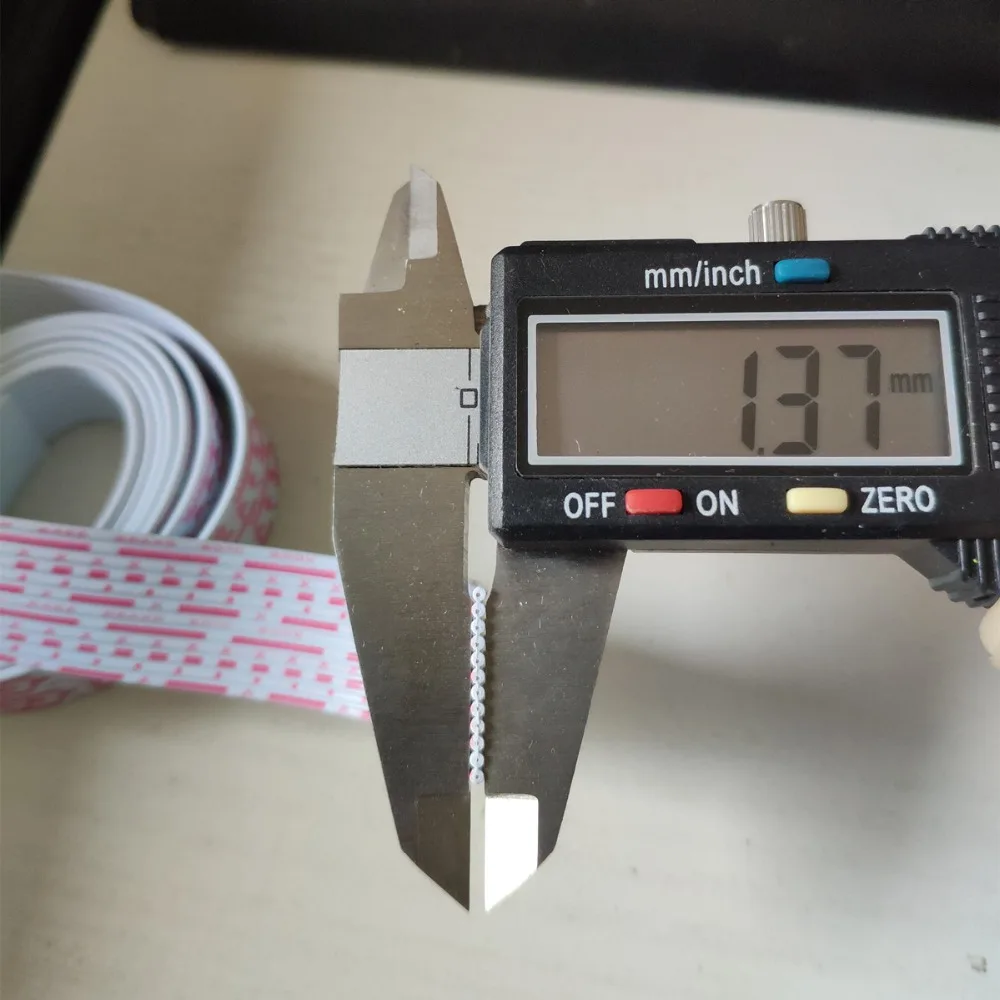 2468 26AWG 12P красный белый гибкий плоский кабель 1 метр Луженая Медь проводник электронный провод