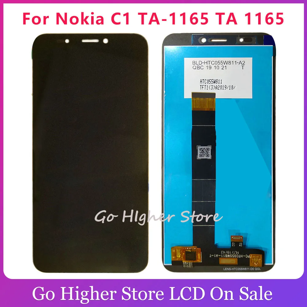

For Nokia C1 TA-1165 TA-1165 LCD Display Touch Screen Digitizer Assembly