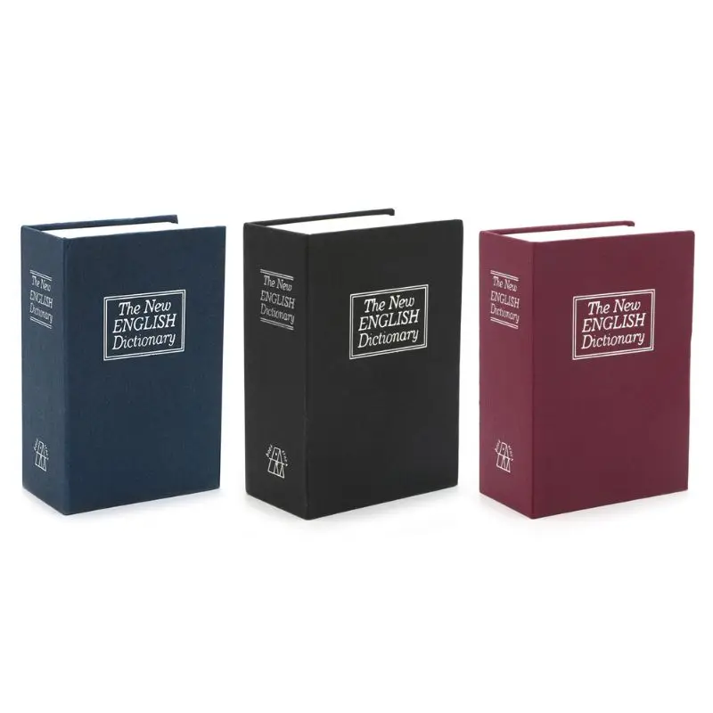 

Mini Home Security Dictionary Book Safe Cash Jewelry Storage Key Lock Box Hot F2TD