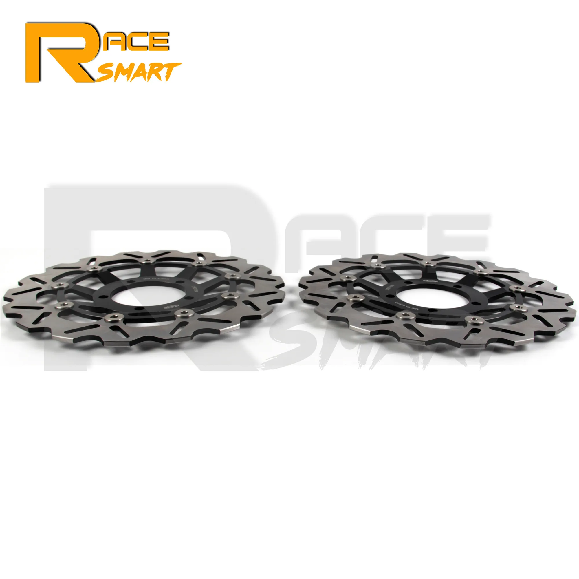 Плавающие передние тормозные диски с ЧПУ для мотоцикла уличные тройные 675 R 2009-2012