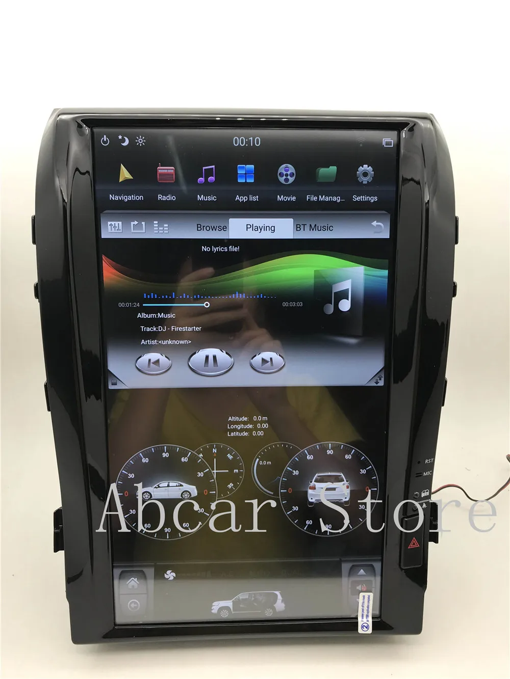 1" Tesla стиль Android 8,1 PX6 HDMI Автомобильный dvd-плеер gps навигация для Toyota LAND CRUISER LC200 2008- радио ips стерео