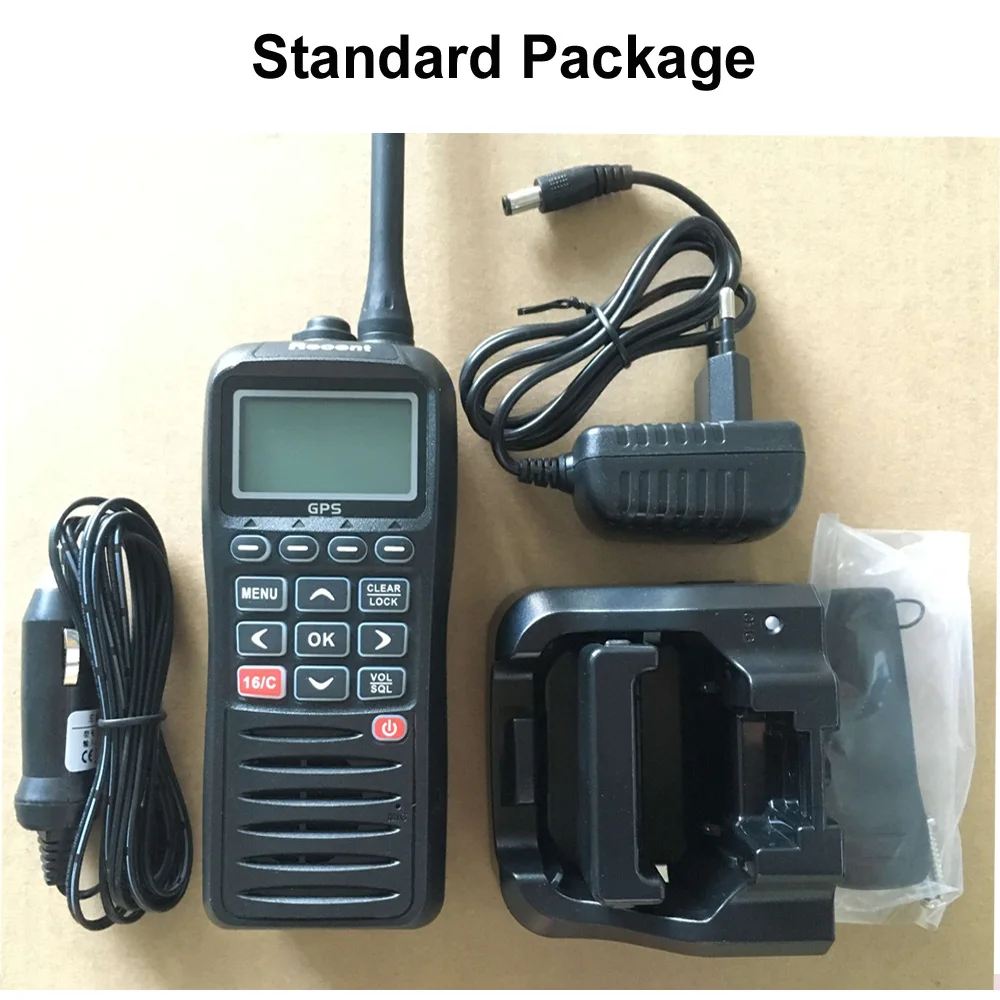 Новейшая морская радиостанция диапазона VHF встроенная GPS 156 025 163 275 МГц поплавок