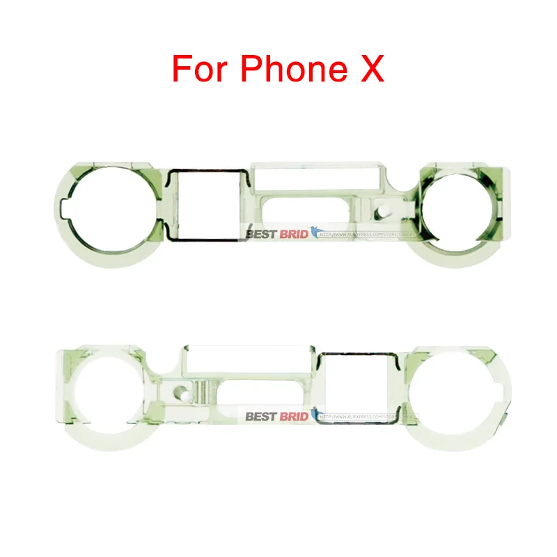 10 шт./лот передняя пластиковая камера держатель для iPhone 5 5S 5C 6 6S Plus 7 8G X XR XS датчик