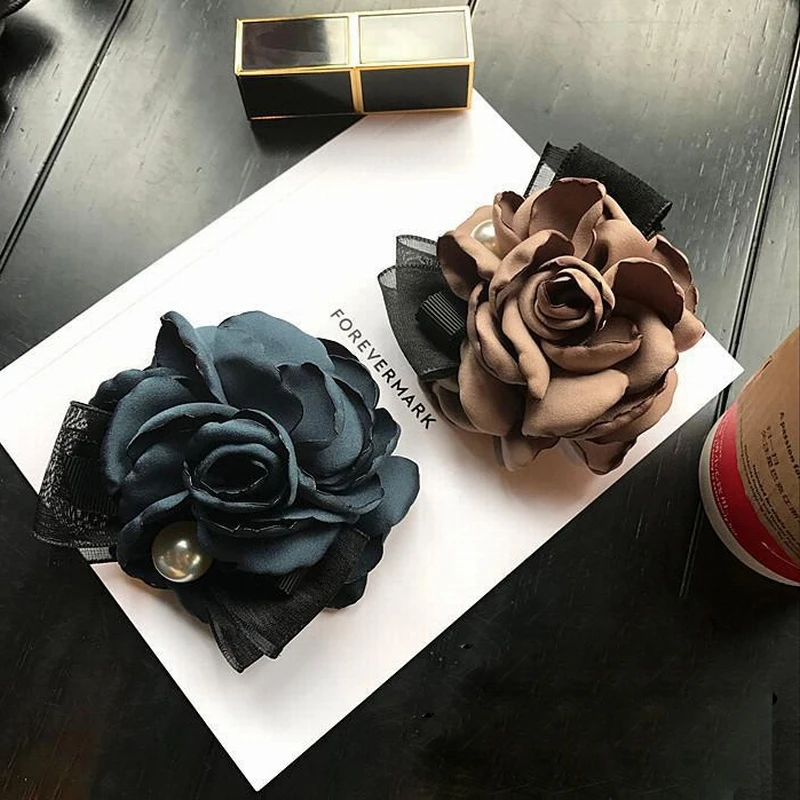 Женская кружевная брошь в Корейском стиле простой тканевый галстук-бабочка с