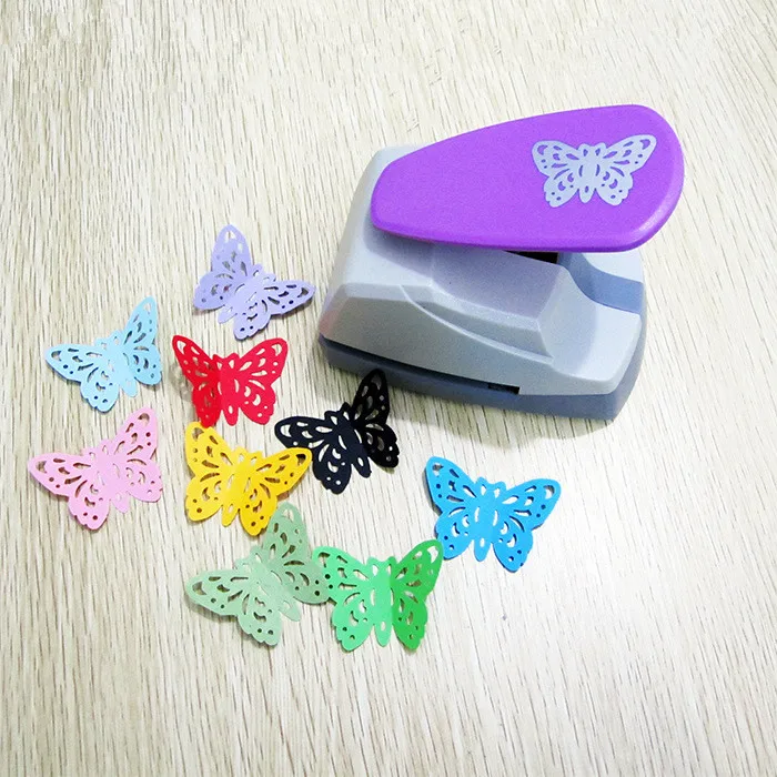 butterfly B 4,4 см-4,7 см супер большая бабочка ремесло Дырокол перфорированная бумага, пенобумага Дети DIY бумажный резак производитель Скрапбукинг тиснение устройство - Цвет: butterfly B
