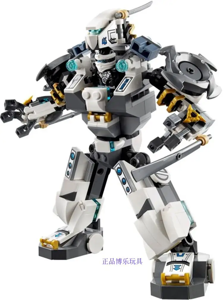757 шт строительные блоки кирпичи 10399 Совместимые модели Legoinglys Ninjagoes Titan Mech Battle
