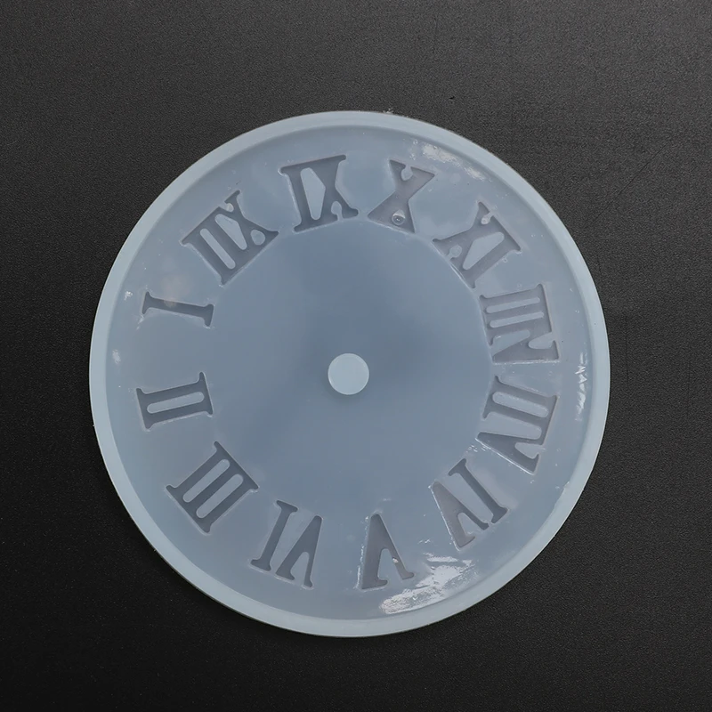 Small Roman numerals 10/15 см часы могут быть смолы силиконовые формы Маленькие и большие размеры часы эпоксидной смолы формы для "сделай сам" для изготовления украшений вручную инструменты - Цвет: Small Roman numerals