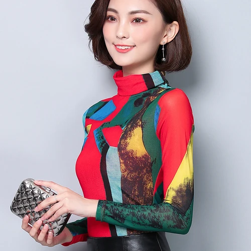 2019 осень зима новый тренд Мода Романтический изысканный напечатанный эластичный