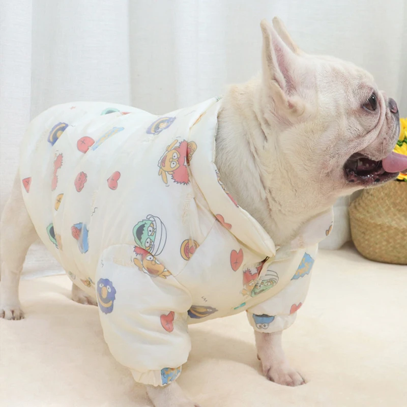 

Winter Pug Dog Coat Jacket French Bulldog Clothing Warm Pet Outfit Garment Chihuahua Poodle Schnauzer Corgi Dog Costume Apparel