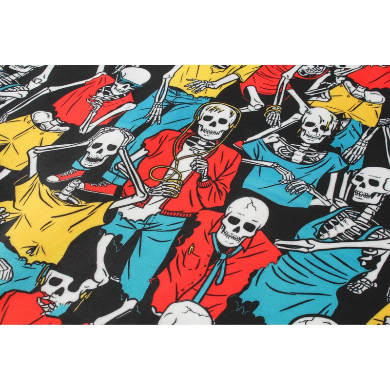 

Gothic Casual Printed Short Sleeve Shirt Men High Street Summer Women Shirts Short Sleeve Shirts Harujuku Blouses Mujer