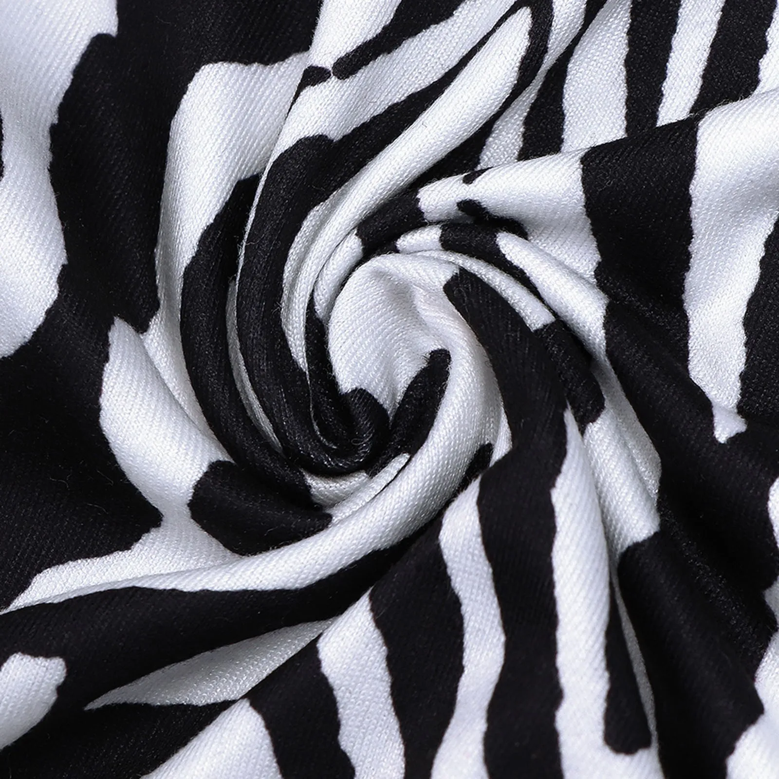 Повседневные женские брюки 40 # с принтом зебры расклешенные полной длины