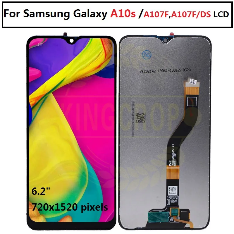Для samsung galaxy A10s ЖК-дигитайзер A107/DS A107F A107FD A107M дисплей с рамкой сенсорный экран дигитайзер для samsung A10S ЖК