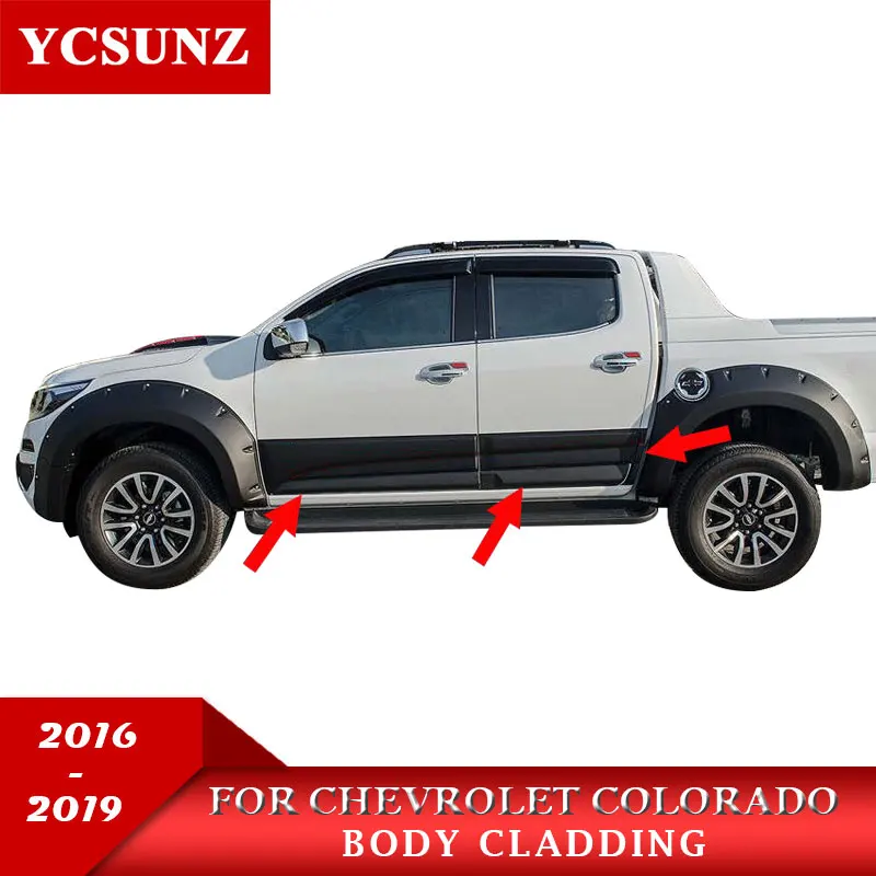 Внешняя облицовка корпуса ABS для Chevrolet Holden Color ado 2016 2017 2018 2019 2020 матовая черная