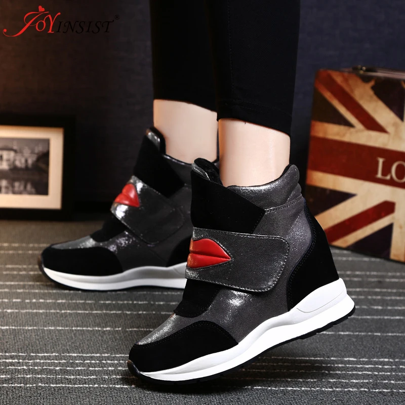 Женские кроссовки на толстой платформе для бега походов занятий спортом весну и