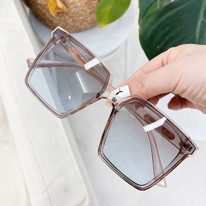 2020 Модные Ретро Квадратные Солнцезащитные очки женские винтажные брендовые