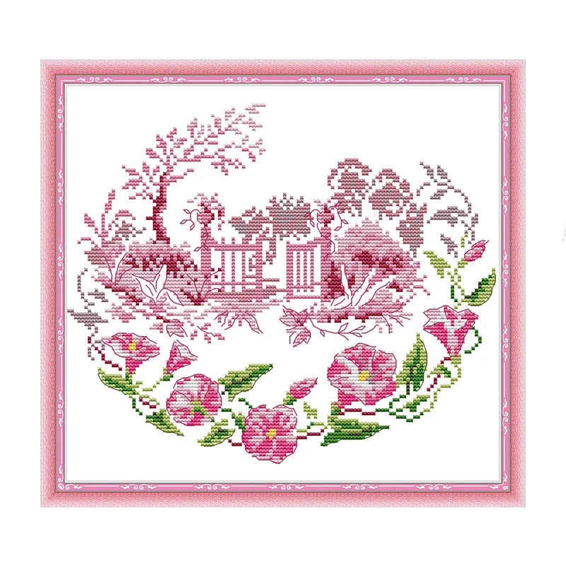 Комплект для вышивки крестиком Morning Glory Garden 14CT 11CT набор рукоделия сделай сам Набор