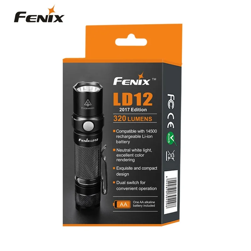 Fenix LD12 CREE XP-G2 R5 нейтральный белый светодиод 320 люмен AA/14500 фонарик | Лампы и