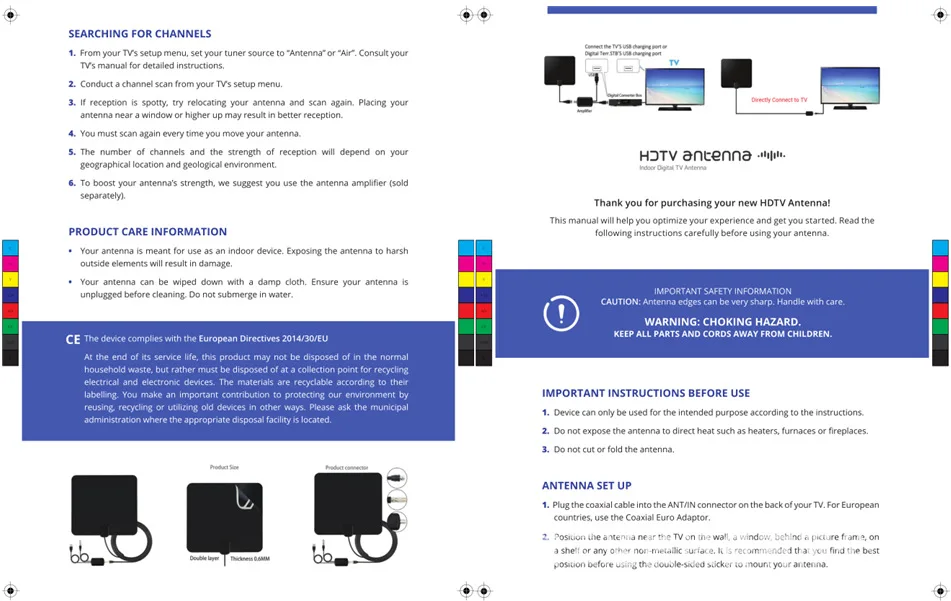 Телевизионная антенна цифровая комнатная HDTV 4K 1080 28db 174-240mhz 470-862mhz tv для лучшего